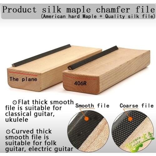 Electric acoustic classical bass guitar Neck Fingerboard fret Sanding bastard smooth file repair tools