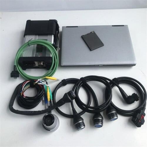 Car truck diagnostic repair tool SD Connect Compact 5 Laptop D630 2020.12 Verison Software for Mb Star C5 360G SSD ready to use