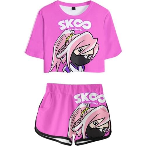 SK8 the Infinity Cherry Blossom Cosplay Costume Miya Outfit Langa Hasegawa Top+Short Joe Suit