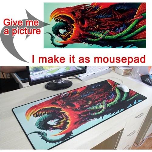 Mairuige Large Sizes DIY Custom Mouse Pad Mat Anime Gaming Mousepad L XL Game Customized NO Lock Edge Desk Pad for CS GO DOTA