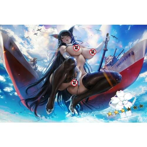 Printed silk or canvas azur lane game art poster 16x24 24x36 inch custom living room bedroom home art wall picture