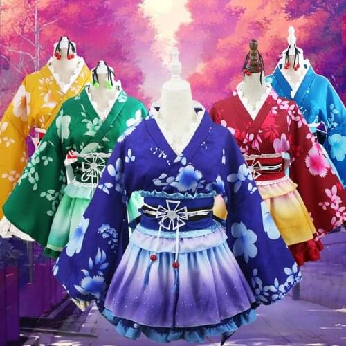 Lovelive! Cosplay Love Live Kimono Yazawa Nico Cosplay Costumes For Woman Girl Sonoda Umi Nishikino Maki Honoka Kosaka Honoka