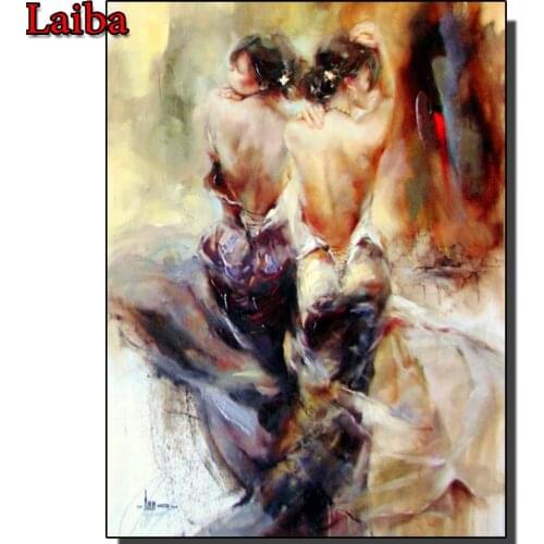 Full Square Round 5d Diamond Embroidery sale abstract sister Diamond Painting sexy women back view DIY Diamond Mosaic home decor