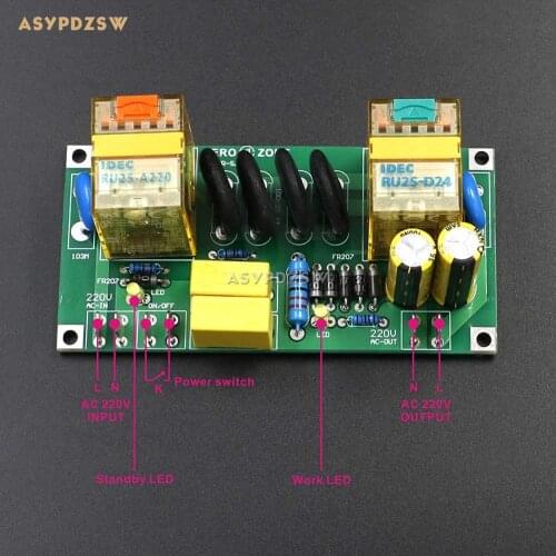POWER-S.S Class A power amplifier high current power supply delay soft start finished board 20A 110V/220V optional
