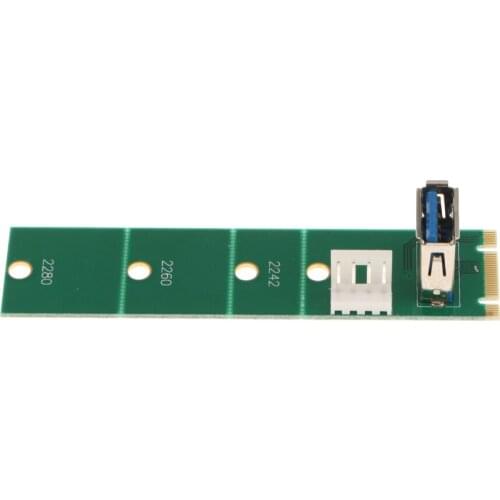 Super Speed M.2 NGFF To USB 3.0 Riser Card PCI-E Expansion Card For Desktop