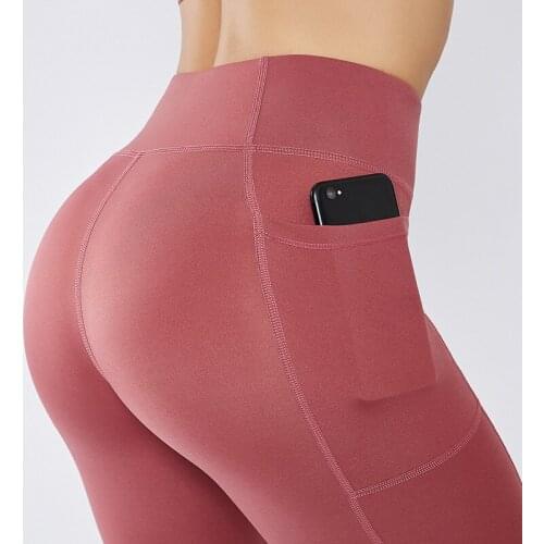 Super Soft Hip Up Yoga Fitness Pants Women 4-Way Stretchy Sport Tights Anti-sweat High Waist Gym Athletic Leggings Breathable