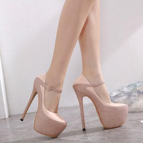 Shoes woman heel wedding shoes bridal platform heels valentine shoes women platform pumps high heels pink stiletto heels LJA966