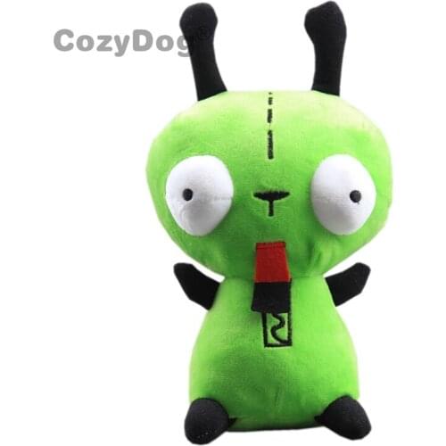 Green Alien Invader Zim Robot Gir Stuffed Plush Toy Cute Dog Stuffed Animal 8" 20cm Kids Gift