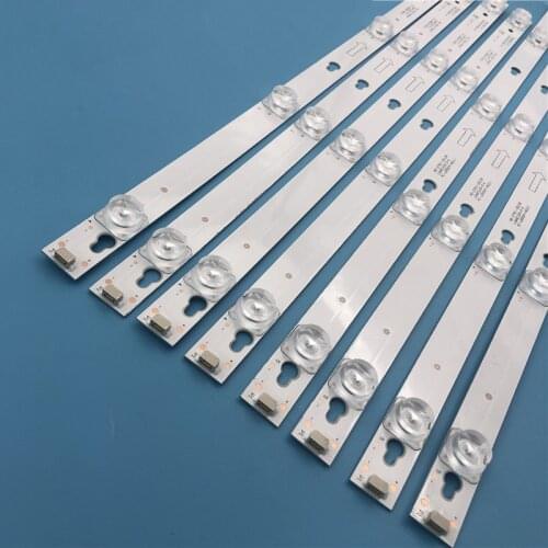 1set=8pcs LED backlight Strip 4+5Lamp 535mm+423mm For TCL TV Light Bar 55S62