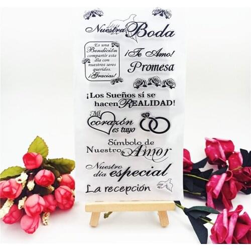 11*20CM Hot selling stamp alphabet transparent clear stamp / silicone seal roller stamp DIY scrapbook album / card production