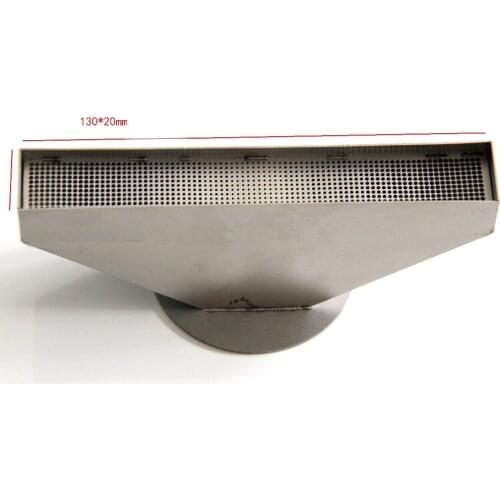 2PCS 130*20mm Authentic Titanium Alloy TOP BGA Hot Air Nozzles For zhuomao ZM-R590 ZM5830 ZM5860C ZM6200 ZM6800