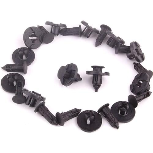 50x Nylon Fender Bumper 01553-09321 Clip Push Type Fascia Retainer Fastener Car Clips for Lancer Outlander Galant Car Styling