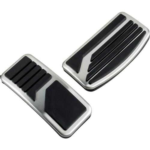 Car Brake Gas Pedal Pad Cover Auto Trans LHD Fit For Mitsubishi Lancer Outlander Sport Eclipse Cross ASX Pajero Mirage L200 RVR