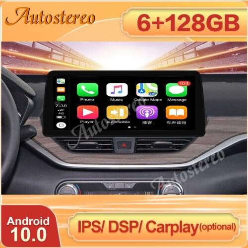 For Nissan Teana 2019+ 6+128G Carplay Android 10.0 Car Auto Stereo Player GPS Navigation Multimedia Radio Headunit Tape Recorder