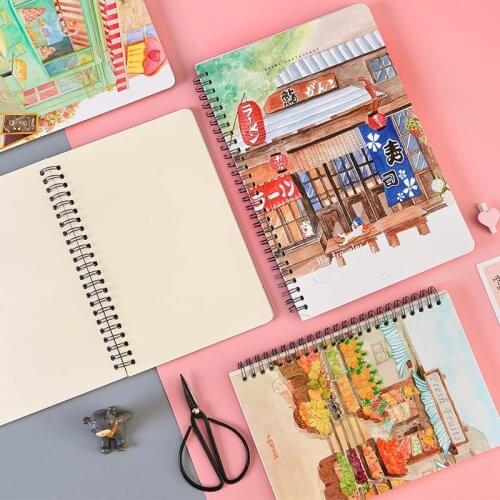 B5 Sketchbook Planner Diary For Drawing Painting Graffiti Kawaii Notepad Blank Paper Notebook and Journal Office School Supplies