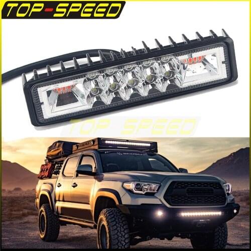 Flash Work Light Bar Fit For All 12V/24V Automotive Vehicles Trucks Off Road 4x4 Cars Trucks Tractors SUVs ATVs Boat Motorcycle