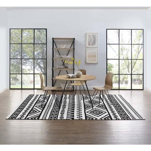 Living room carpet modern minimalist sofa coffee table cushion ins style Moroccan geometric bedroom bedside carpet