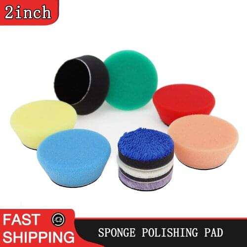 9 sets of 2 inch high quality polishing sponge board, coarse, medium and fine, suitable for RO/DA polishing machine