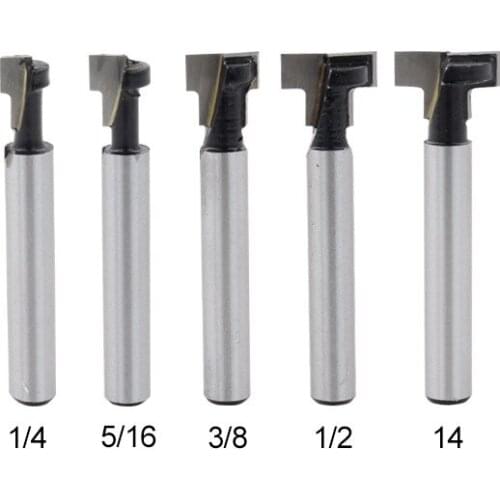 1/4 handle keyhole knife 5pc wood photo frame wall T-shaped keyhole knife 1/4 5/16 3/8 1/2 14