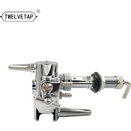 TWELVETAP Free Shipping Beer Tap for Bottling Home Brewing Beer Keg De-Foaming Remove Foam Growler Filler Bar Equipment