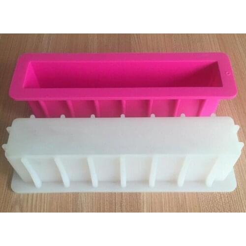 PR340 Silica gel Tall 12" Silicone Loaf Soap Mold Tall And Skinny Molds Toast Mousse Cake Tools Swirl Soap Mould