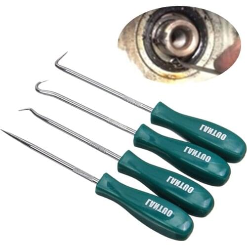 Practical 4PC 135mm Car Auto Vehicle Oil Seal Screwdrivers Set O-Ring Seal Gasket Puller Remover Pick Hooks Repair Tools for car