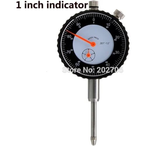 Shock proof 1 inch indicator 0.001" inch dial indicator 0-0.5" Dial Gauge Micrometer Precision Tools