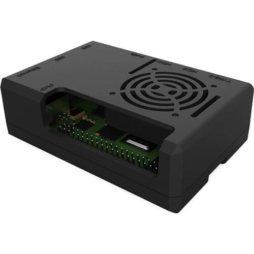 Raspberry Pi 4 B Pi 3 B+ Case 4 Color ABS Protective Shell Removable Cover Case Cooling Fan For Raspberry Pi 3 B+/3/2/ B