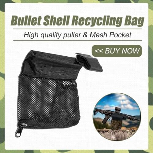 Rifle Bullet Catcher Recycling Bag Gun Cartridge Mesh Brass Bullet Shell Case Collector Storage Bags Hunting Gun Equipment Acces