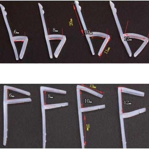 2 Meters Widened F/h silicone rubber bath shower screen door window glass seal strip weatherstrip for 6/8/10/12 mm glass