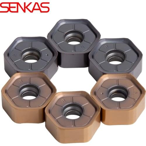 HNGX 0906 ANSN-R SK1505 Inserts for S45HN09C-CF 45degree Face Milling Cutter With high quality Full mount PRAMET on both sides