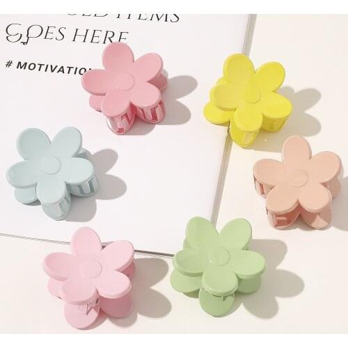 Selling New Cute Medium Light Color Jelly Color Texture Resin Hairpin for Women Girls Clamps Hair Clip Claw Accessories Headwear