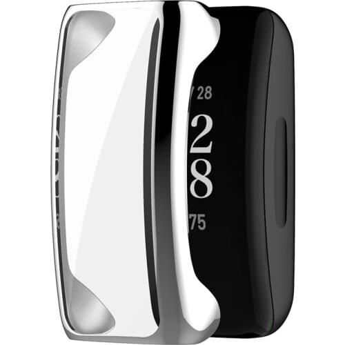For Fitbit Inspire 2 Anti-scratch Protective Dial Case All-inclusive Watch Screen Cover Shell