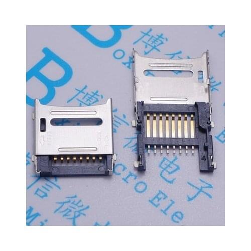 100pcs MEMORY CARD TF deck flip clamshell flip top deck micro SD card connector small deck