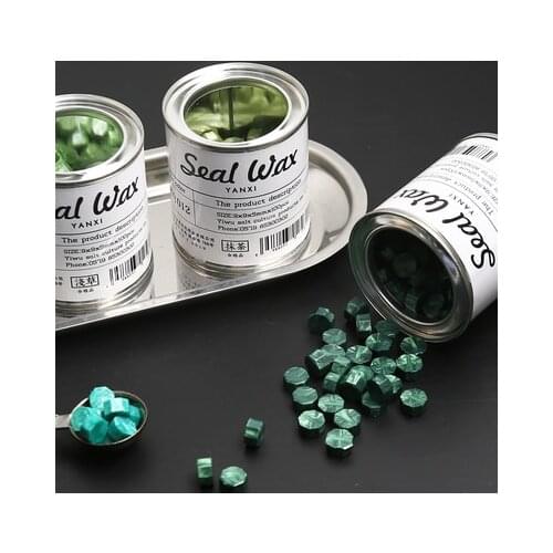 100pcs Web celebrity INS style vintage wax wax grain tin tin hand tent envelope invitation card gift wax seal seal