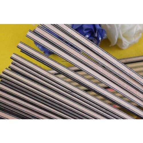 20x Guitar Strip inlay 640x6x1.2mm LUTHIER FIGURED PURFLING Guitar parts #82