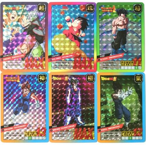 55pcs/set Super Dragon Ball Z Fight Heroes Battle Card Ultra Instinct Goku Vegeta Game Collection Cards