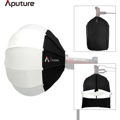 Aputure lantern Soft Light Modifier Softbox Flash Diffuser For Bowens Mount Light 120d II 300dii Photography studio accessories