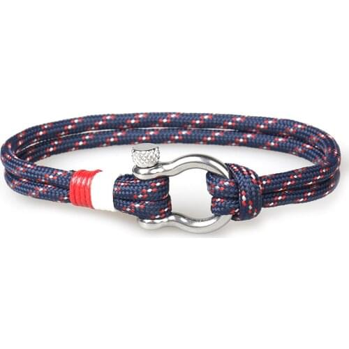 Hot Soldier Style Sport Camping Parachute cord Survival Bracelet Men Fashion Stainless Steel Buckle Bracelet Ladies Pulseira