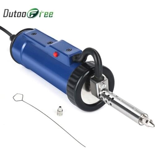 Dutoofree Electric Vacuum Solder Sucker Welding Desoldering Pump Soldering Iron Gun Soldering Gun Nozzle For Circuit Board 30W