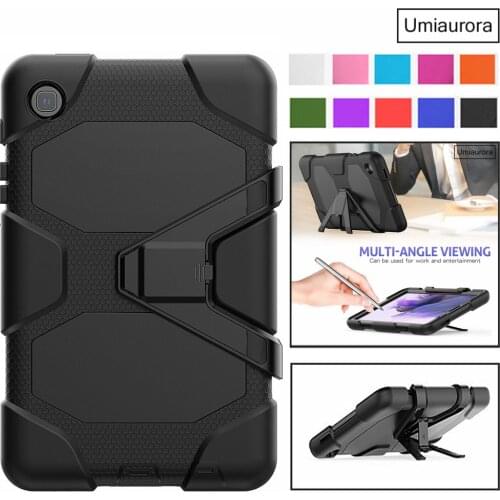For Samsung Galaxy Tab A 8.0 2017 T380 T385 Armor Shockproof Hybrid Heavy Duty Protective Stand Cover Case for SM-T380 SM-T385