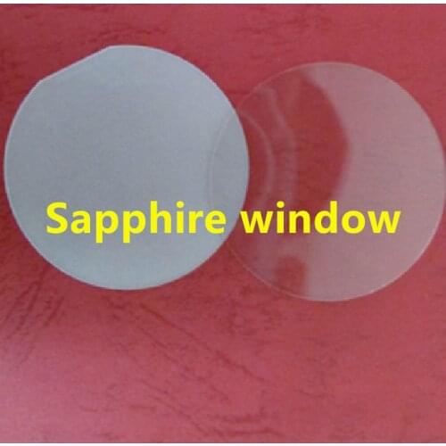 Sapphire window / substrate 2-inch polished on both sides / customizable size / 4 and 6 inches available