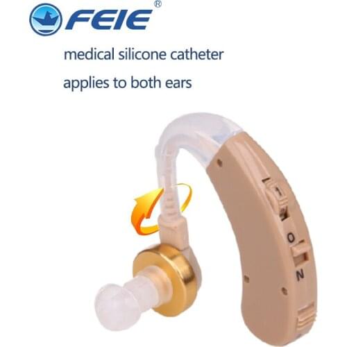 BTE Hearing Aids Voice Amplifier Device Adjustable Sound Enhancer Hearing Aid Kit Ear Care S-139