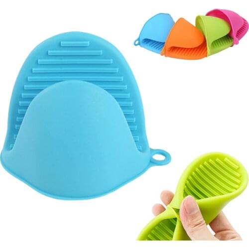 Multifunction Oven Gloves Silicone Serving Dishes Insulation Bowl Pot Clip Oven Mitts Kitchen Baking Glove For Microwave