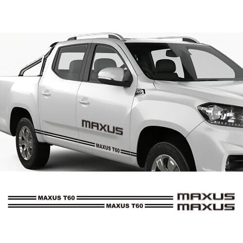 Pickup Door Side Stickers For Datong Maxus T60 Dedicated Truck Body Vinyl Custom Line Logo Decor Cover Decals Auto Accessories