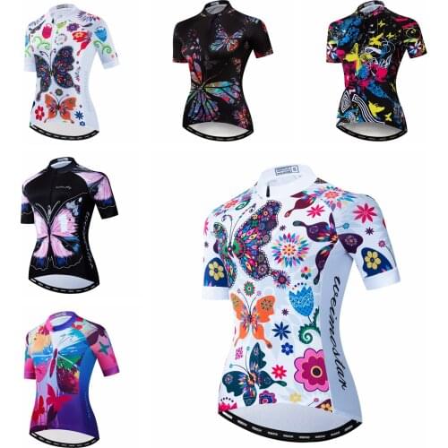Womens Cycling Jersey Short Sleeve MTB Racing Bike Shirts Top Bicycle Clothing Riding Breathable Sport Bike Jerseys Clothes
