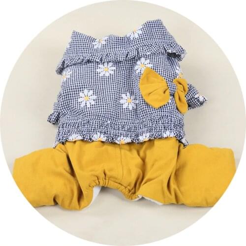 Dog Pet Winter Clothes Coat Clothes For Small Dogs Dog Cat Pants Cotton Padded Warm Outfit Jacket