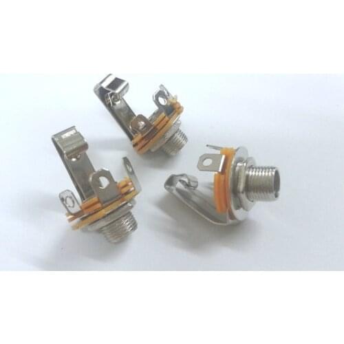 1000pcs 6.35mm 1/4" Mono Chassis Socket Jack connector New