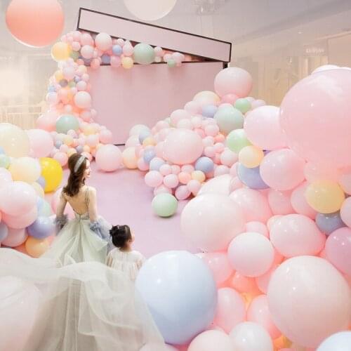 18inch Round Macaron Candy Balloon for Birthday Party Latex Balloons Baby Shower Wedding Room Decoration Balloons