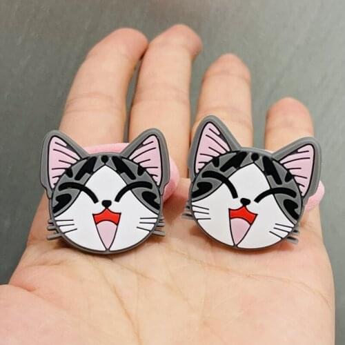 2Pcs Animals Chi Cat Frog Hair Accessories Children Rubber Bands Scrunchies Elastic Hair Bands Girls Headband Decorations Ties